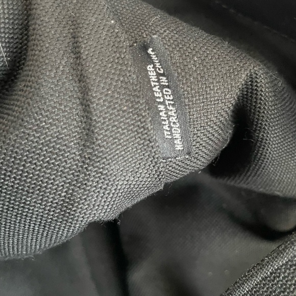 ALEXANDER WANG Black Canvas Leather Tote Bag large - Picture 10 of 10